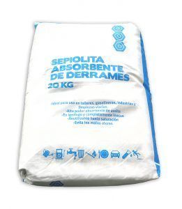 Sepiolita Roca Sepiolita Absorbente Mineral · Todo tipo de líquidos - Intecoastur