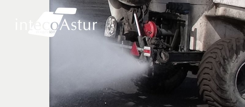 Carreteras libres de polvo · Road Dust Solution · Wuvio
