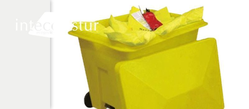 Kit Absorvente – Contentor grande – Químicos – 474 litros