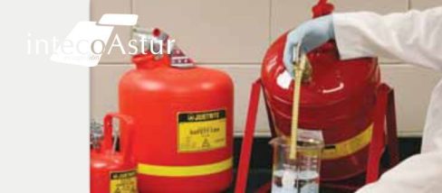 Bidones para mostrador · Líquidos Inflamables · Anti-llama Bidones para mostrador · Líquidos Inflamables · Anti-llama