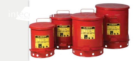 Contenedor de Acero para desechos con pedal · Líquidos Inflamables · Anti-llama Contenedor de Acero para desechos con pedal · Líquidos Inflamables · Anti-llama