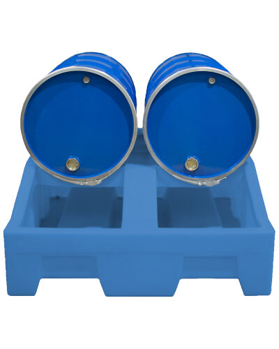 Dispensador con cubeto incorporado · 2 Bidones · Trasvase Seguro