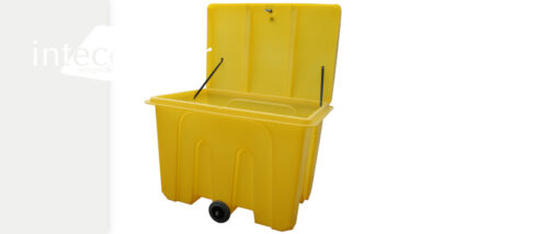 Depósito para absorbentes · 1000 litros · Con ruedas Depósito para absorbentes · 1000 litros · Con ruedas
