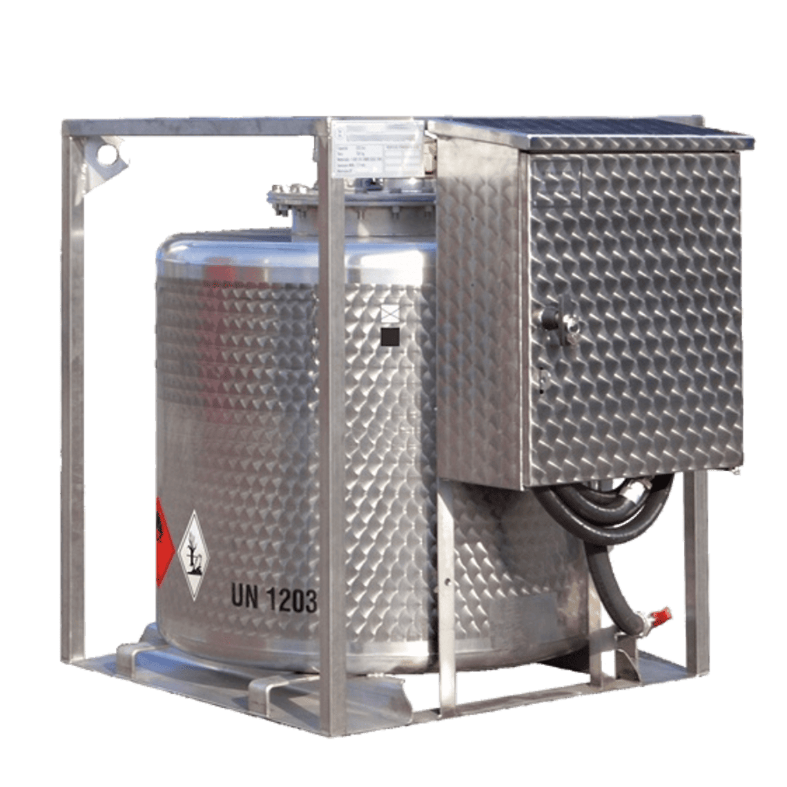 Tanque transporte combustible Acero Inoxidable · homologado ADR